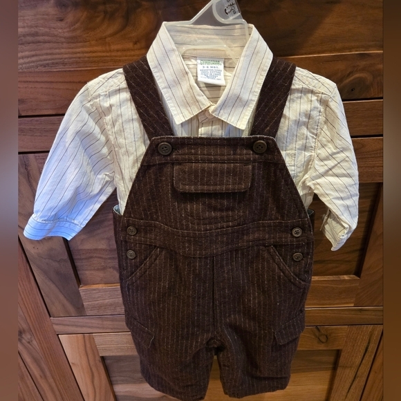Gymboree Other - Vintage Brown Gymboree Wool Blend Yesteryear Pony Outfit 0-6 Mo Heritage Pumpkin